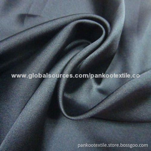 50D Poly Stretch Satin Chiffon Fabric, 89GSM Weight for Women Shirts and Dress